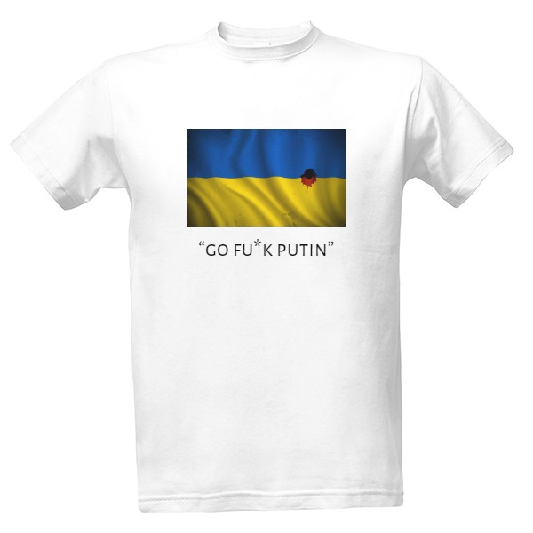 Tričko s potiskem Gof*ck Putin